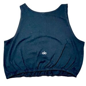 Alo yoga tank top size small banded crop tank
